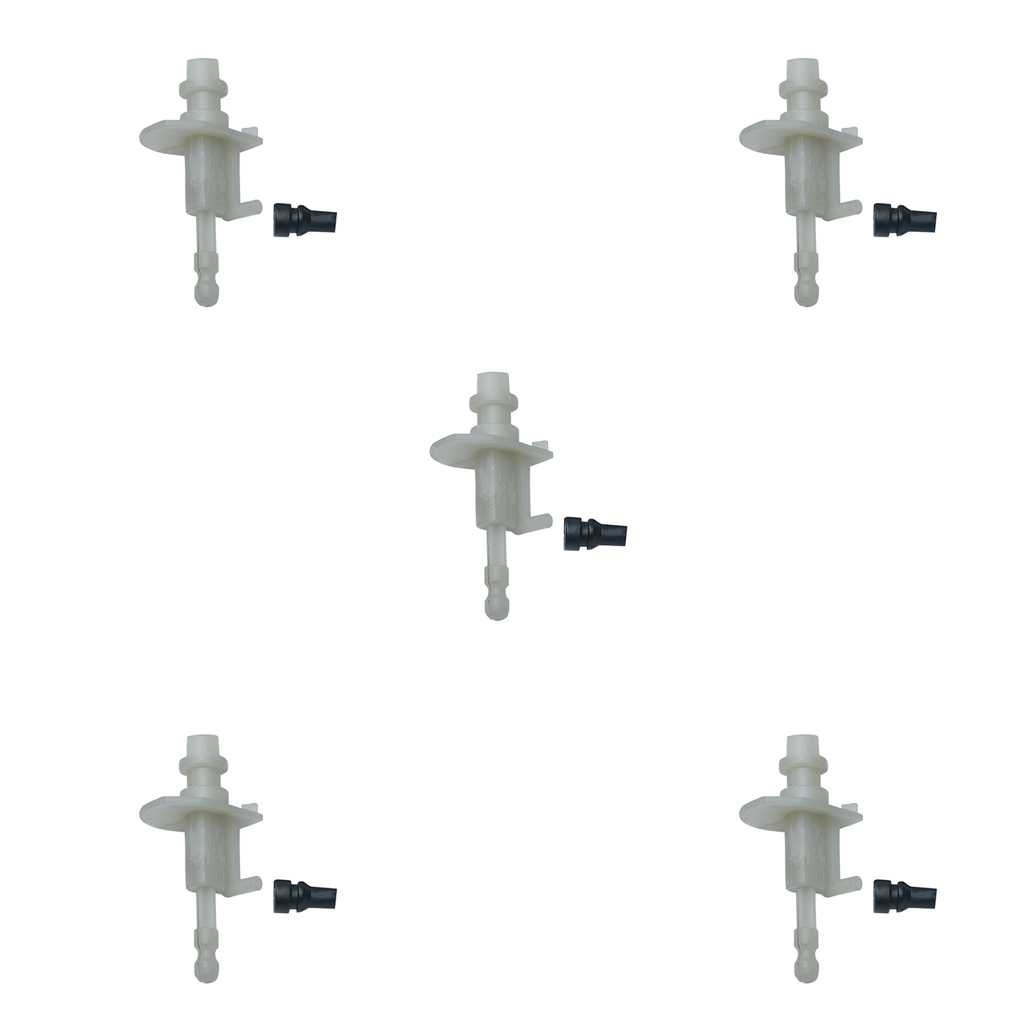 Pack de 5 pièces de serrure de coffre en plastique pour Renault Clio Laguna