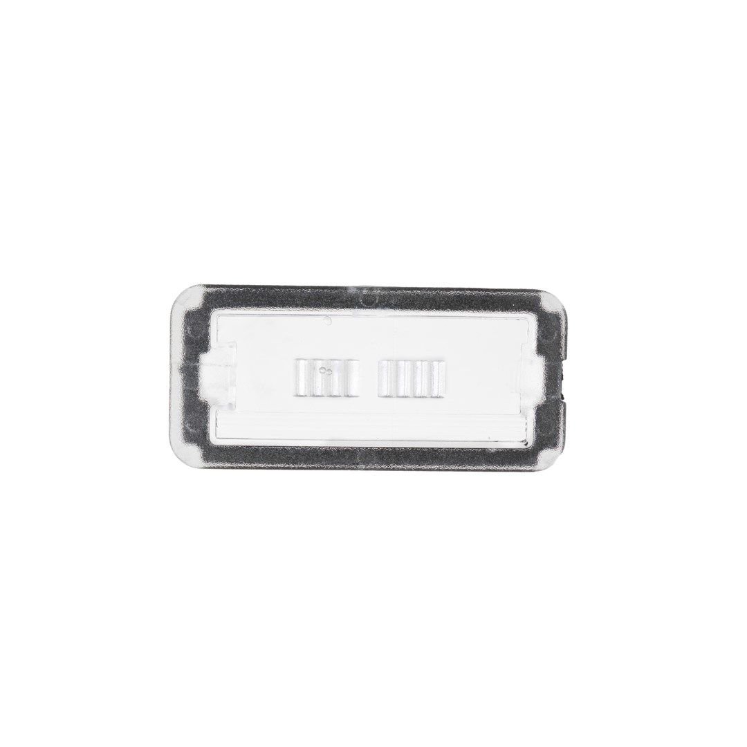 Verre de lampe de plaque d'immatriculation pour Fiat Linea,500