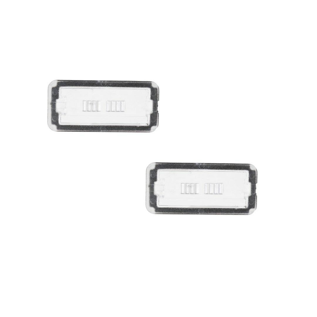License Plate Lamp Glass for Fiat Linea,500 (2 Pieces)