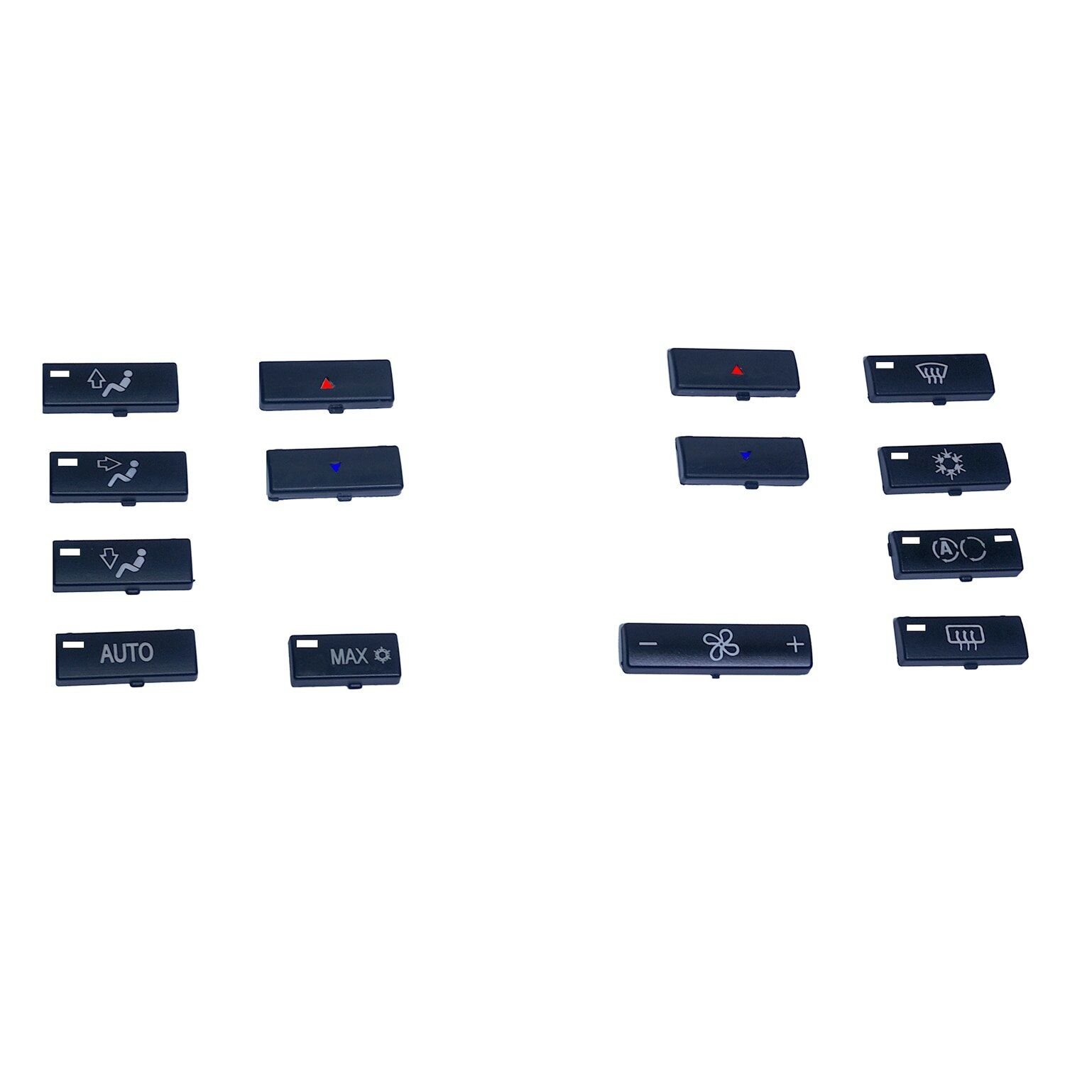 Air Conditioning Panel Buttons 14 Piece Set for BMW 5 Series E39