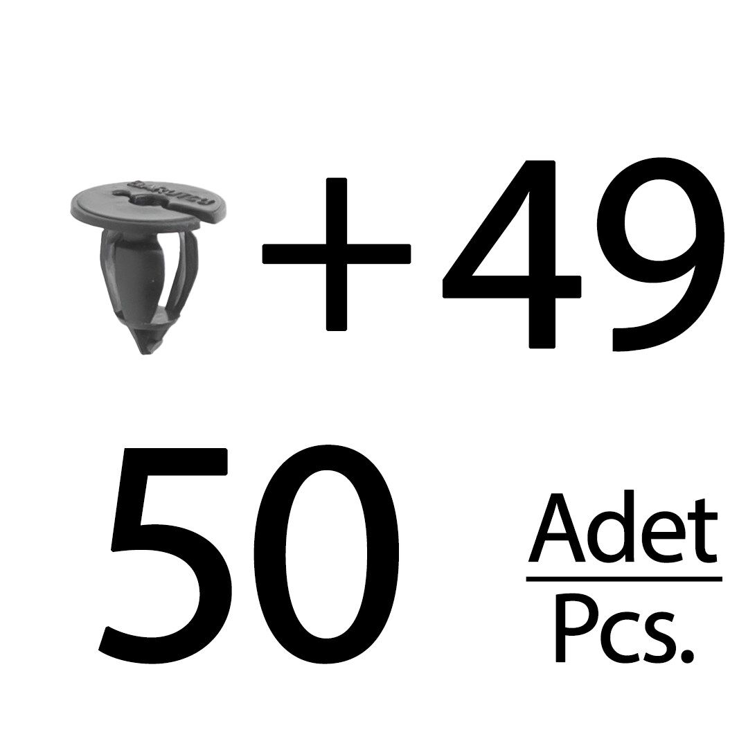 Opel ve Renault için Döşeme Klipsi- 50'li