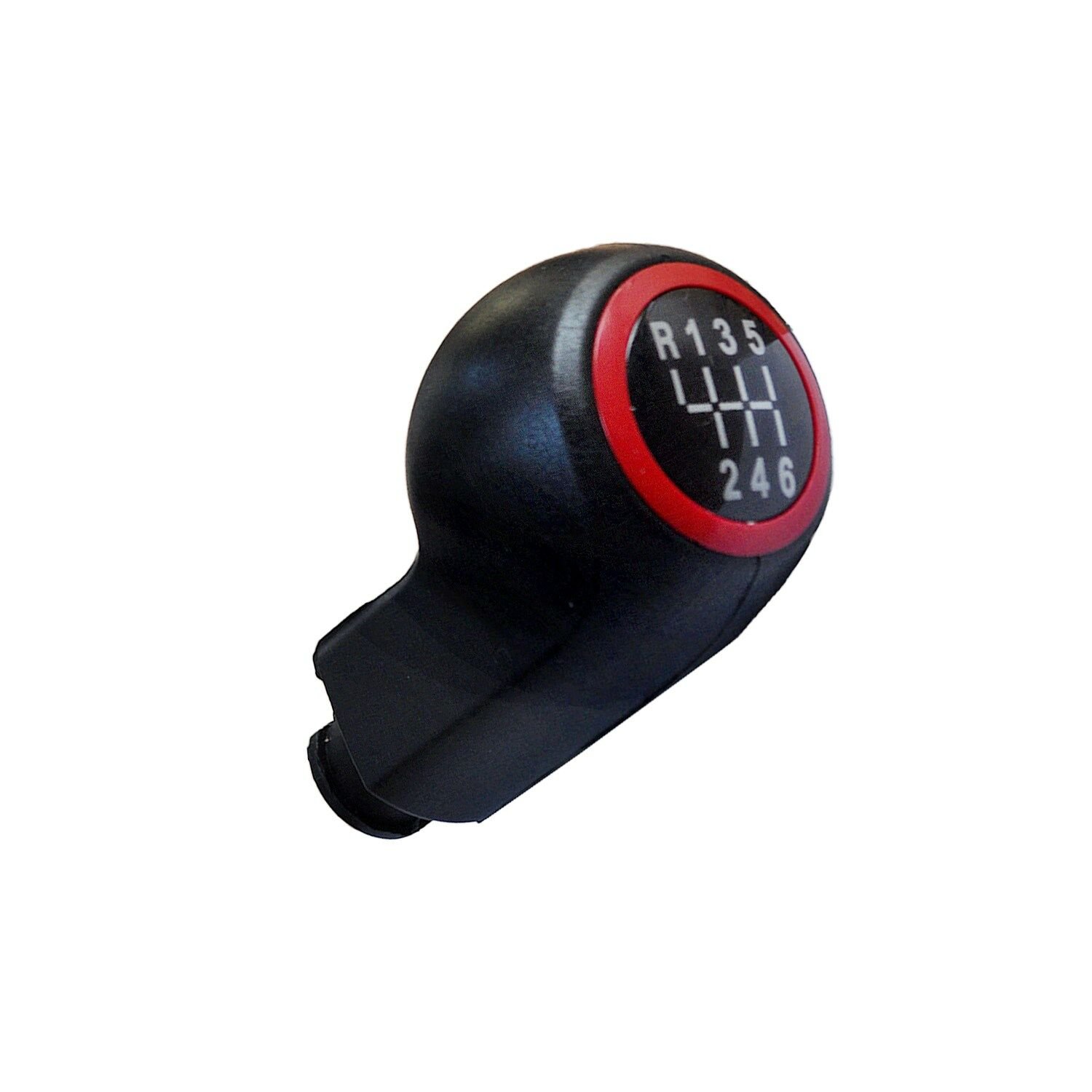 6-Speed Gear Knob for Opel Astra H, Corsa D-Red