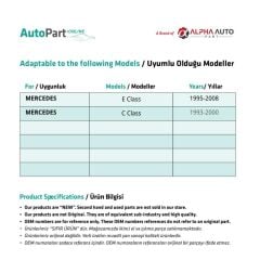 Mercedes E Class W210, C Class W202 için Koltuk Ayar Kolu- 2 Adet