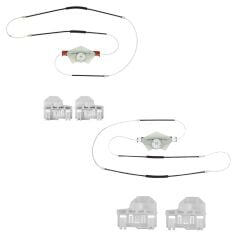 Volkswagen Passat B5 için Ön Kapı Cam Tamir Takımı-Sağ-Sol-SET