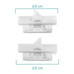 Windscreen Jack Plastic for Peugeot Bipper-SET