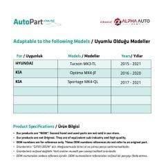 Left Window Jack Tensioner Pulley for Hyundai Tucson