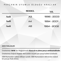 2 Adet Audi A3 A4 A8 1994-2003 için Çamurluk Sinyali Lambası