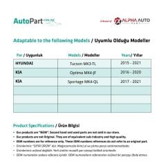 Window Jack Tensioner-SET for Hyundai Tucson