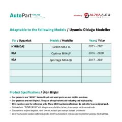 Window Jack Tensioner-SET for Kia Optima,Sportage