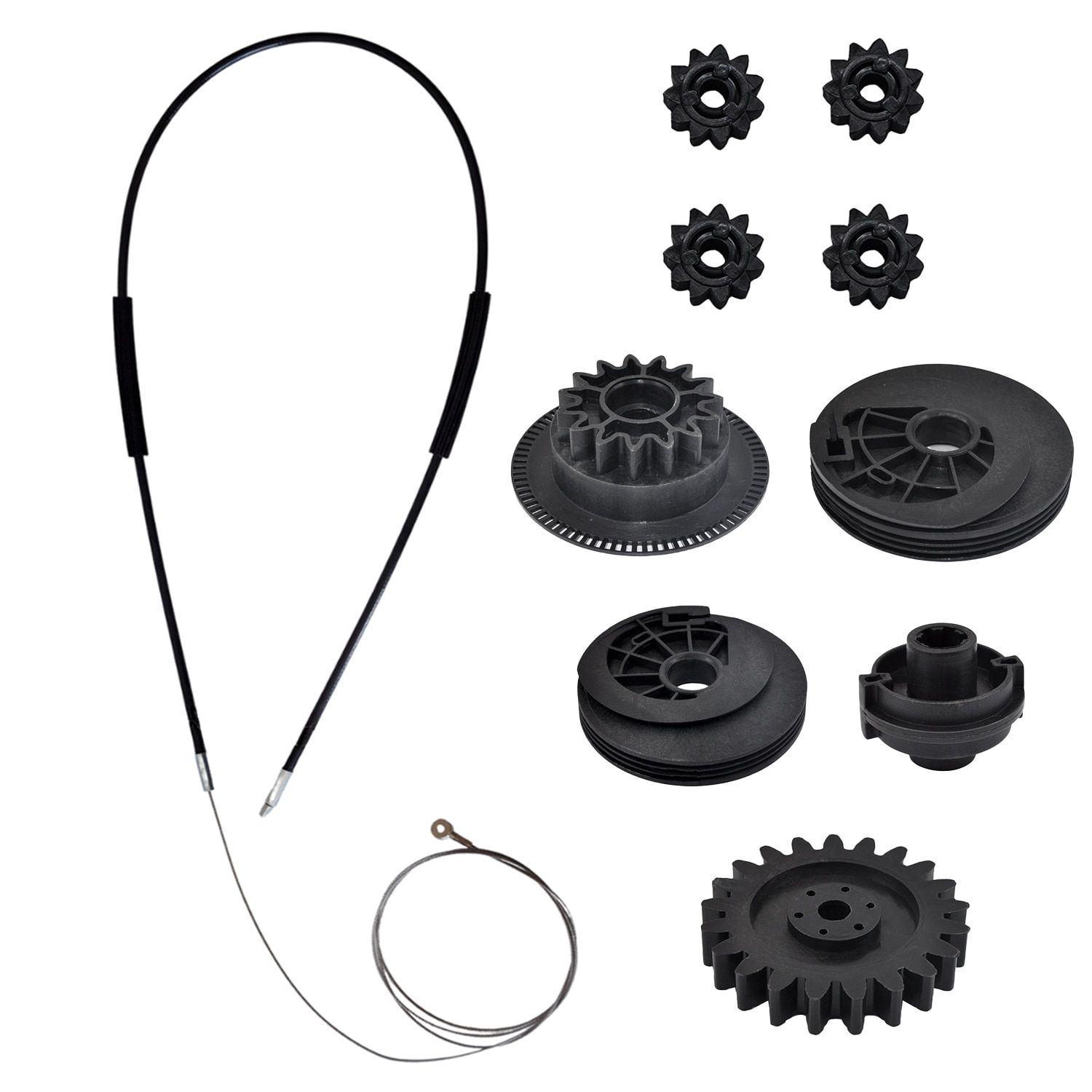 Mercedes Vito W639 için Sağ Orta Yan Sürgülü Kapı Tamir Seti