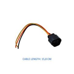 Pre-Wired Relay Mount Socket - 3-Pole