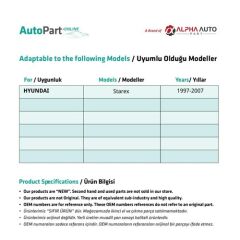 Windshield Repair Set-Right-Left-SET for Hyundai Starex