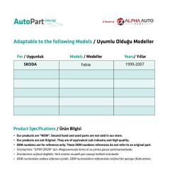 Skoda Fabia için Ön Cam Tamir Seti-Sağ-Sol-SET