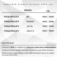 Volkswagen B4, Passat Jetta, Golf 3 için Airbag Zemberek - 959653
