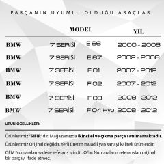 BMW 5 Series, 7 Series X5, X6 - Phantom İçin Koltuk Motoru Ayar Dişlisi