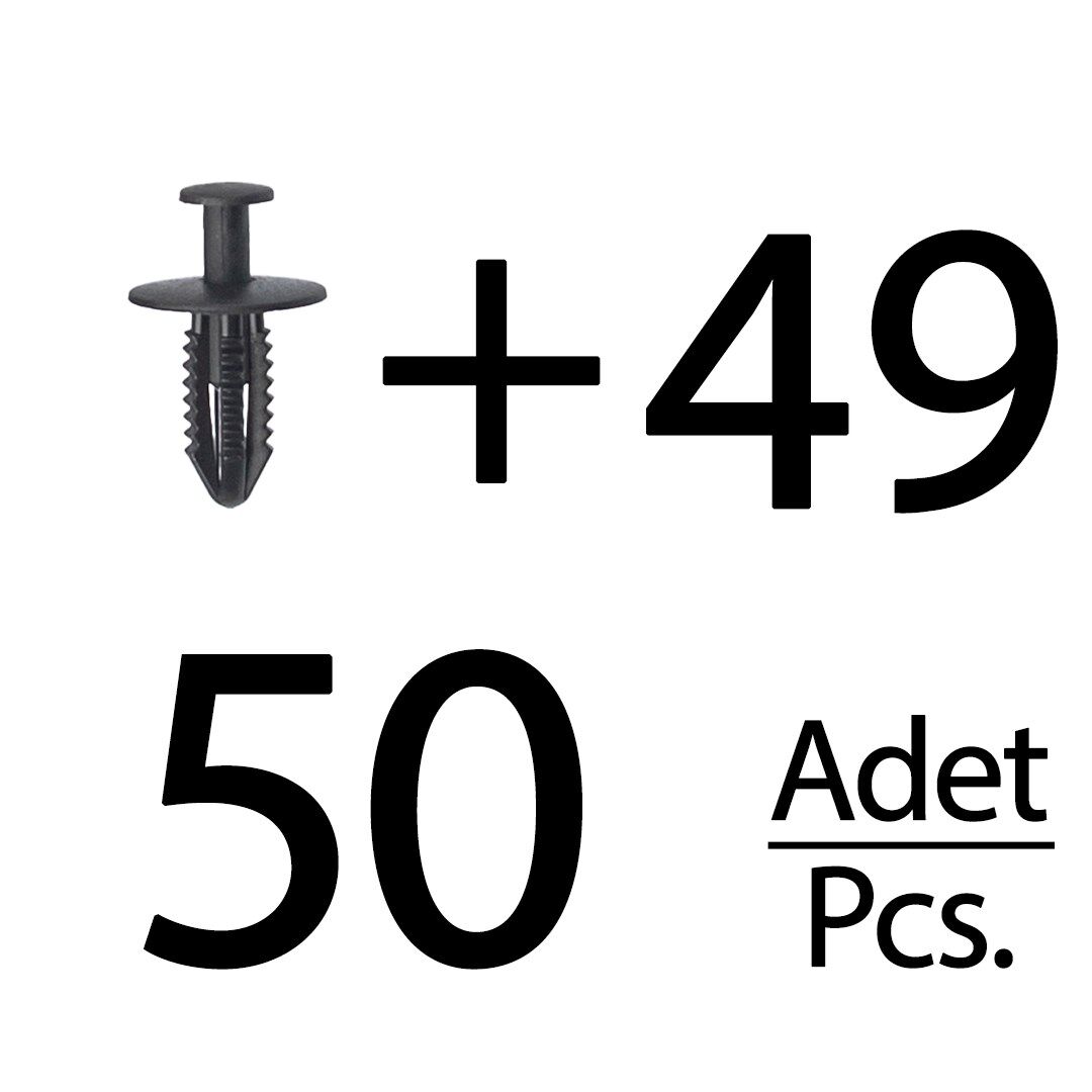 Mercedes için Tampon Klipsi- 50'li