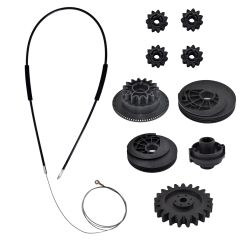 Mercedes Vito W639 için Orta Yan Sürgülü Kapı Tamir Seti - Sağ - Sol