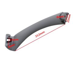 Interior Left Door Handle Lower Handle for BMW E90, E91 - Gray