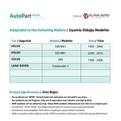 Volvo S40,S60, için Yan Ayna Motor Tamir Dişlisi(38 Diş)