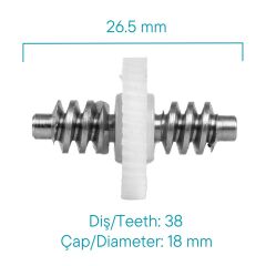 Engrenage de réparation de moteur de rétroviseur latéral pour Land Rover Freelander 2 (38 dents)
