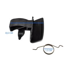 Glovebox Latch Spring Loaded for Renault Megane II, Clio III-Black