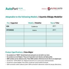 Curtain Plastic Gear for Hyundai Azera