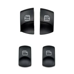 Glass Button Cover Set of 4 for Mercedes Sprinter, Volkswagen Crafter