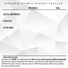 Engrenage de rétroviseur 40 dents pour Alfa Romeo, Volvo, Subaru