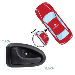 Poignée d'ouverture de porte intérieure-gauche pour Renault Megane 1