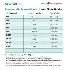 Seat için Enjektör Basınç Borusu