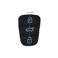 Hyundai İ30 İ20 Kia Rio için Anahtar Buton Lastiği