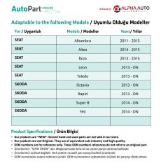Audi için Enjektör Basınç Borusu