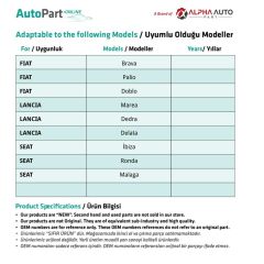 Seat İbiza, Ronda, Malaga için Debriyaj, Fren Pedal Lastiği-2 Adet