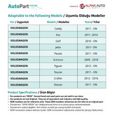 Audi için Enjektör Basınç Borusu