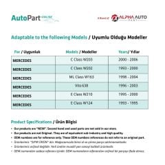 Mercedes ML Class için Karter Yağ Basıncı Düşürücü Valf Konnektörü