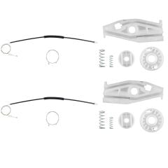 Rear Window Repair Set-Left-Right-SET for Volkswagen Beetle Convertible