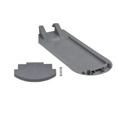 Couvercle inférieur d'accoudoir et loquet pour Volkswagen Transporter T5 - Gris (541492729)