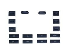 Radio CD 16 Pieces Key Button Cover Repair Kit for Volkswagen RC