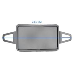 Mercedes E Class W211 2003-2009 için Güneşlik Ayna Kapağı Gri Ren