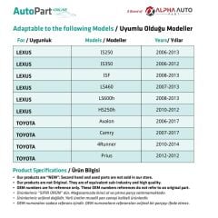 Toyota, Lexus, Scion için Tampon, Radyatör Izgara Klipsi- 10'lu