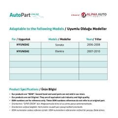 Windshield Repair Set-Right-Left-SET for Hyundai Elantra,Sonata