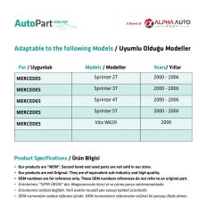 Fuel Hose for Mercedes Sprinter, Vito W639