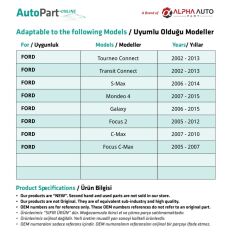 Tuyau de distribution de carburant d'injecteur pour Ford Connect
