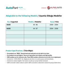 Rear Window Jack Clip for Audi A4 - Right-Left N11.25