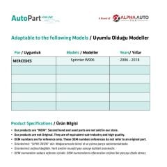 Clutch Pipe for Mercedes Sprinter 906