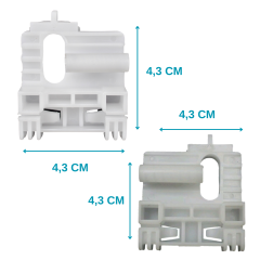 Rear Door Glass Repair Plastic for Jeep Liberty,Cherokee-SET