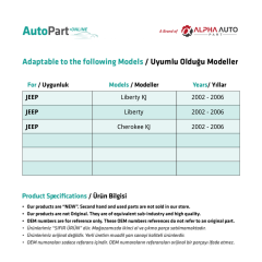Rear Door Glass Repair Plastic for Jeep Liberty,Cherokee-SET
