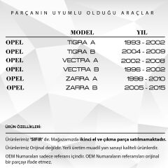 Opel Astra G, H, Corsa B, C için Tavan Anten Çubuğu