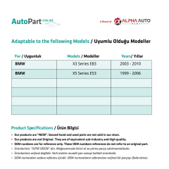 Front Door Lock Repair Kit for BMW X3,X5