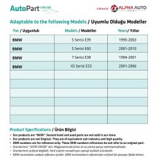 Opel, BMW, Mercedes için Tampon Klipsi- 10'lu